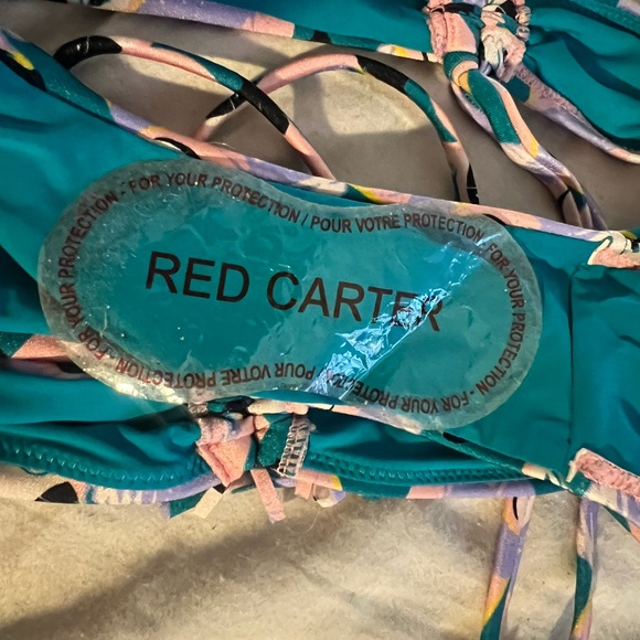 NWT Red Carter Bikini - Picture 3 of 9